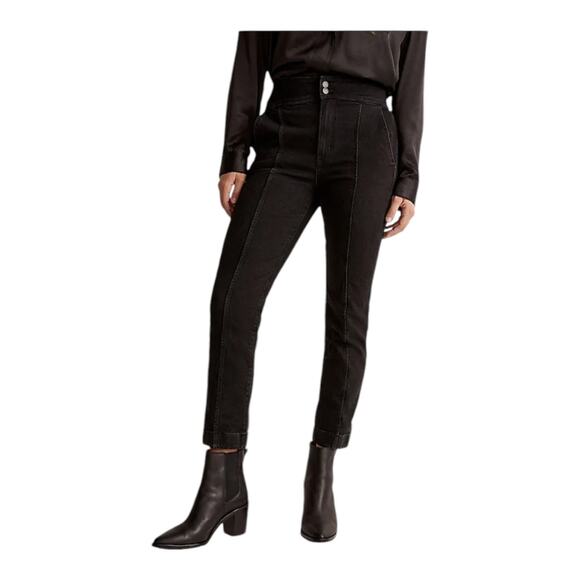 Madewell Jeans The Perfect Vintage Tuxedo Edition black size 24 - Picture 1 of 8